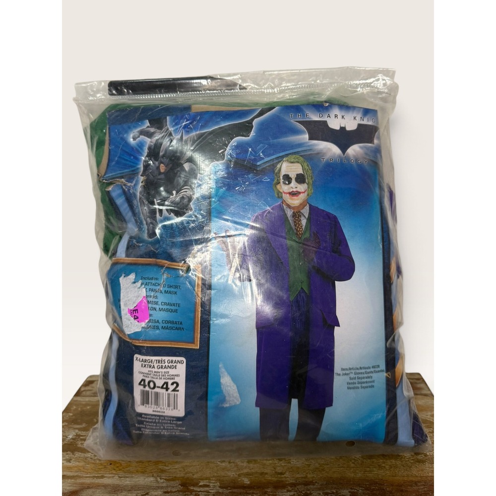 Rubie's The Dark Knight Deluxe Joker Adult Costume XL Halloween Villain NEW